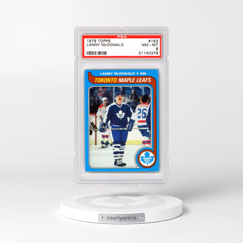 1979 Topps #153 Lanny McDonald (PSA 8 NM-MT)