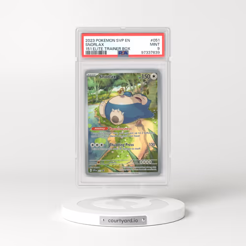 2023 Black Star Promos - Scarlet & Violet SVP EN #051 Snorlax - 151 Elite Trainer Box (PSA 9 MINT)