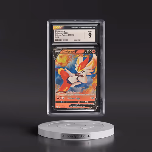 2021 Shining Fates #018/072 Cinderace V - Holo (CGC 9 MINT)