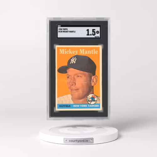 1958 Topps #150 Mickey Mantle (SGC 1.5 FR)