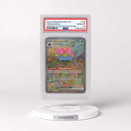 2023 Pokémon Mew EN-151 #198 Venusaur EX - Holo Special Illustration Rare (PSA 10 GEM MINT)