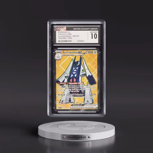 2024 Surging Sparks - SSP EN #224/191 Archaludon ex - Ultra Rare Holo (CGC 10 GEM MINT)