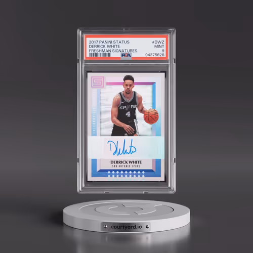 2017 Panini Status Freshman Signatures #DWZ Derrick White (PSA 9 MINT)