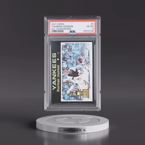 1971 Topps #5 Thurman Munson - All-Star Rookie (PSA 4 VG-EX)