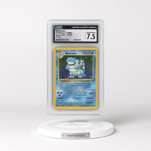 1999 Base Set #2/102 Blastoise - Holo (CGC 7.5 NM+)