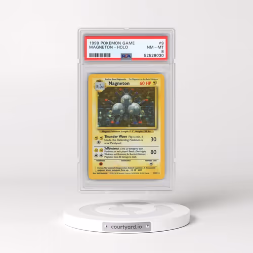 1999 Pokémon Game #9 Magneton - Holo (PSA 8 NM-MT)
