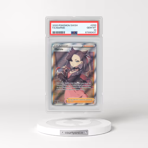 2020 Pokémon Sword & Shield #200 Marnie - Full Art (PSA 10 GEM MINT)