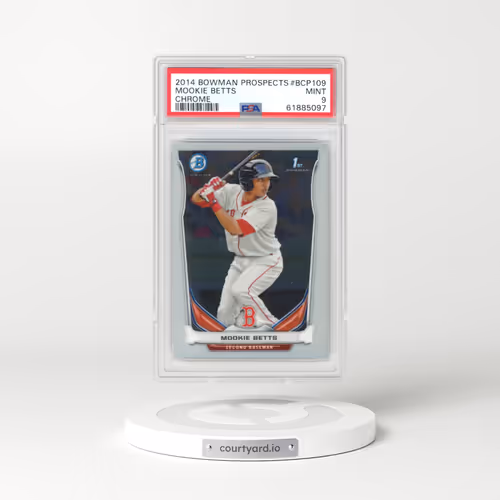 2014 Bowman Prospects #BCP109 Mookie Betts - Chrome (PSA 9 MINT)
