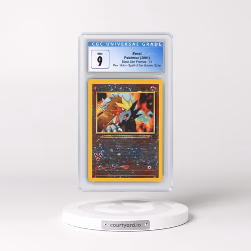 1999 Black Star Promos #34 Entei - Reverse Holo Spell of the Unown: Entei () (CGC 9 MINT)
