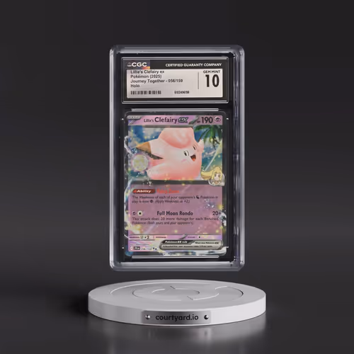 2025 Pokémon Jtg EN-Journey Together #056 Lillie's Clefairy EX - Holo (CGC 10 GEM MINT)