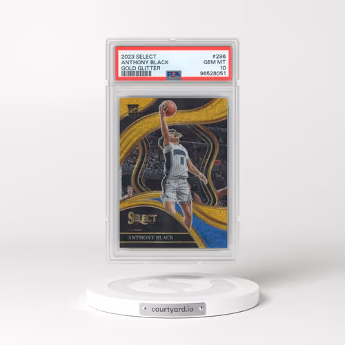 2023 Panini Select #296 Anthony Black - Gold Glitter (PSA 10 GEM MINT)