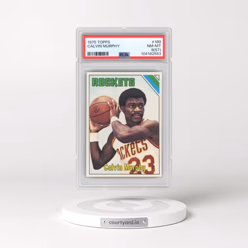 1975 Topps #180 Calvin Murphy (PSA 8 NM-MT)