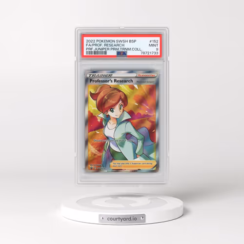 2022 Pokémon Swsh Black Star Promo #152 Professor's Research - Full Art Professor Juniper Premium To