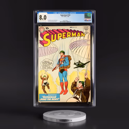Superman #133 CGC 8.0 Cream to Off-white Pages (DC Comics, 11/59) - Universal