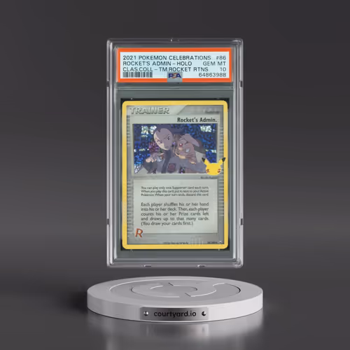 2021 Pokémon Celebrations Classic Collection #86 Rocket's Admin - Holo (PSA 10 GEM MINT)
