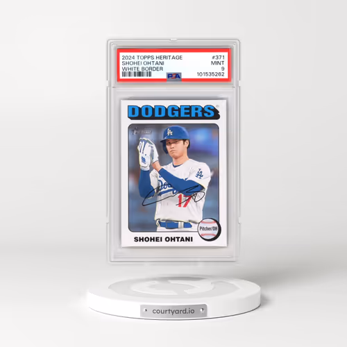 2024 Topps Heritage #371 Shohei Ohtani - White Border (PSA 9 MINT)