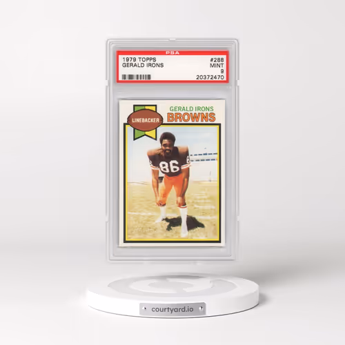 1979 Topps #288 Gerald Irons (PSA 9 MINT)