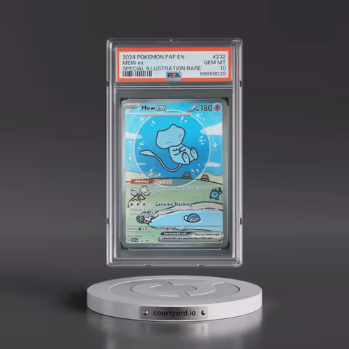 2024 Pokémon Paf EN-Paldean Fates #232 Mew EX - Holo Special Illustration Rare (PSA 10 GEM MINT)
