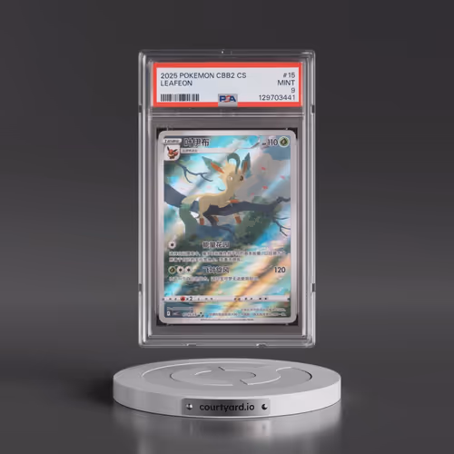 2025 Pokémon Simplified CBB2 C-Gem Pack Vol 2 #15 Leafeon (PSA 9 MINT)