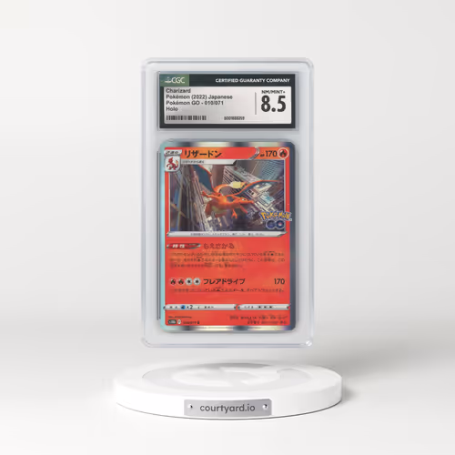 2022 Pokémon GO #010/071 Charizard - Holo (CGC 8.5 NM-MT+)