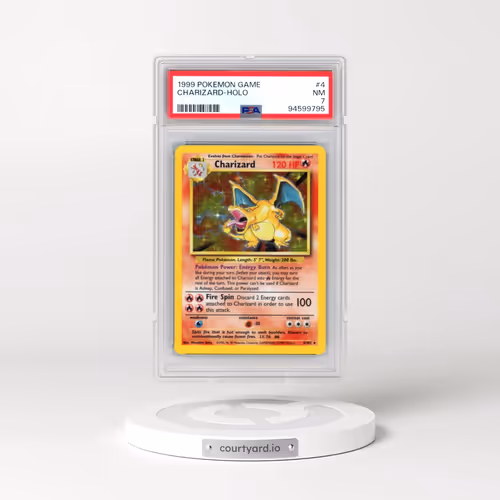 1999 Pokémon Game #4 Charizard - Holo (PSA 7 NM)