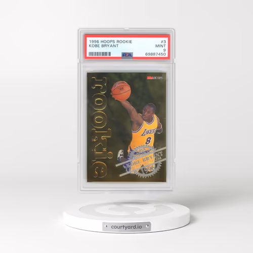 1996 Hoops Rookie #3 Kobe Bryant (PSA 9 MINT)