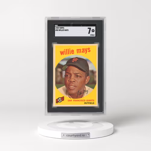 1959 Topps #50 Willie Mays (SGC 7 NM)