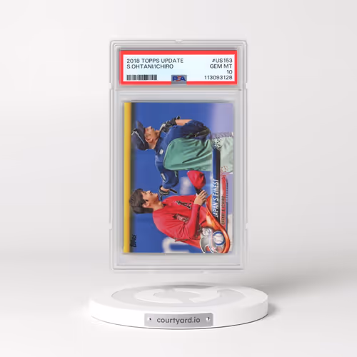2018 Topps Update #US153 Ichiro/Shohei Ohtani (PSA 10 GEM MINT)