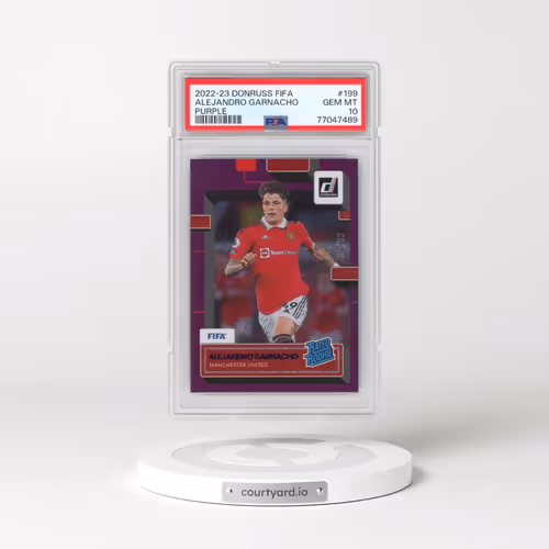 2022 Panini Donruss FIFA #199 Alejandro Garnacho - Purple (PSA 10 GEM MINT)