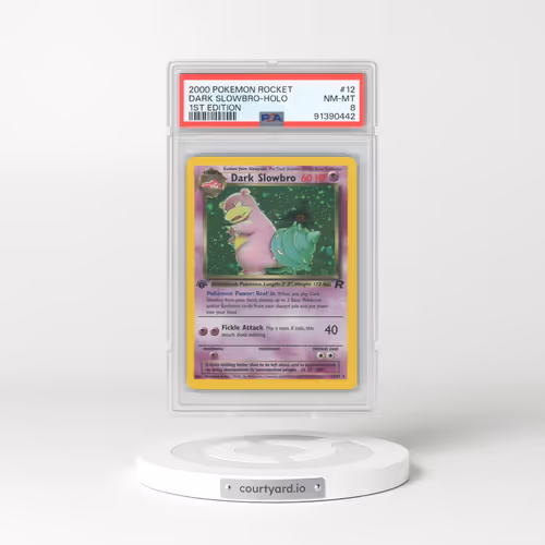 2000 Team Rocket #12 Dark Slowbro - 1st Edition Holo (PSA 8 NM-MT)