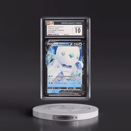 2020 Vivid Voltage #036/185 Galarian Darmanitan V - Holo (CGC 10 GEM MINT)