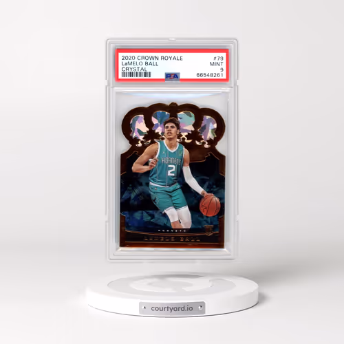 2020 Panini Crown Royale #79 LaMelo Ball - Crystal (PSA 9 MINT)