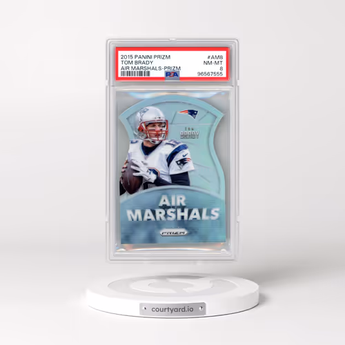 2015 Panini Prizm Air Marshals #AM8 Tom Brady - Prizm (PSA 8 NM-MT)
