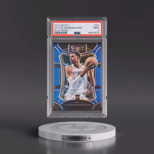 2023 Panini Select #311 Victor Wembanyama - Blue Prizm (PSA 9 MINT)