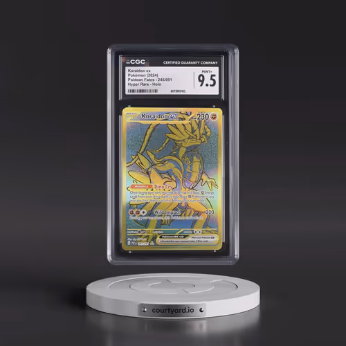 2024 Paldean Fates - PAF EN #245/091 Koraidon ex - Hyper Rare Holo (CGC 9.5 MINT+)