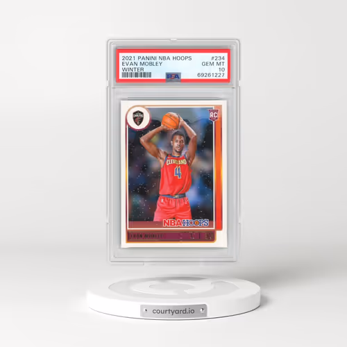2021 Panini NBA Hoops #234 Evan Mobley - Winter (PSA 10 GEM MINT)