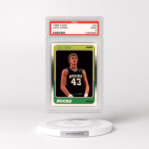 1988 Fleer #76 Jack Sikma (PSA 9 MINT)