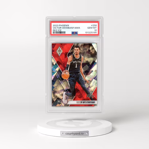 2023 Panini Phoenix #256 Victor Wembanyama - Red Ice (PSA 10 GEM MINT)