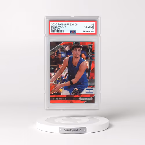 2020 Panini Prizm Draft Picks #6 Deni Avdija - Red Ice (PSA 10 GEM MINT)