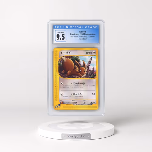 2002 The Town on No Map #058/092 Eevee - 1st Edition (CGC 10 GEM MINT)