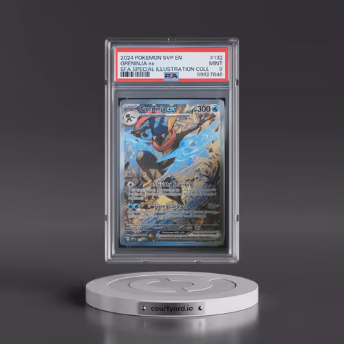 2024 Pokémon Svp EN-SV Black Star Promo #132 Greninja EX - Holo Shrouded Fable Special Illustration