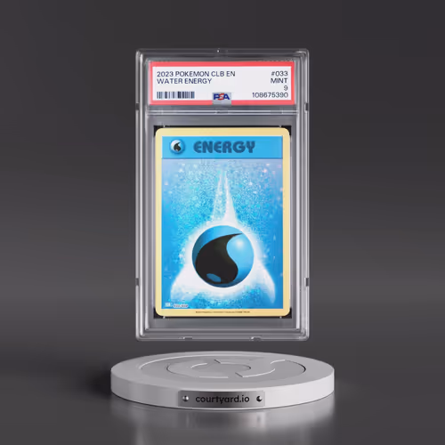 2023 Pokémon Clb-Trading Card Game Classic Blastoise & Suicune EX Deck #033 Water Energy (PSA 9 MINT