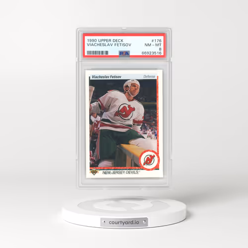 1990 Upper Deck #176 Viacheslav Fetisov (PSA 8 NM-MT)