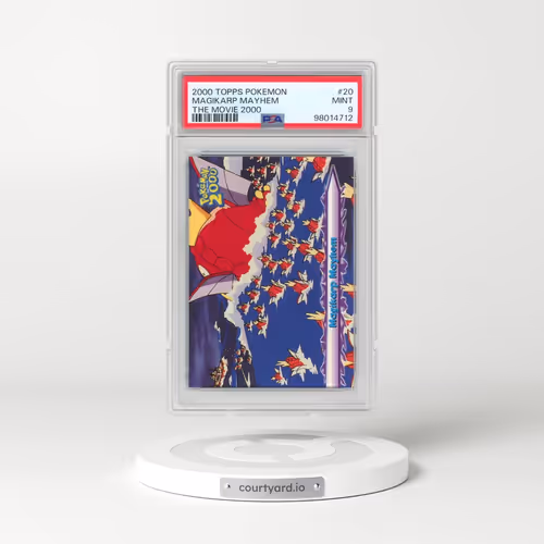 2000 Topps Pokémon the Movie 2000 #20 Magikarp Mayhem (PSA 9 MINT)