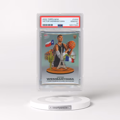 2023 Topps Now #VW4 Victor Wembanyama (PSA 10 GEM MINT)