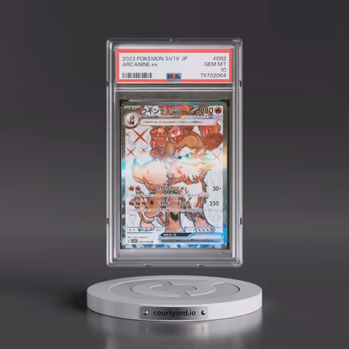 2023 Pokémon Sv1v-Violet EX #092 Arcanine EX - Holo Super Rare (PSA 10 GEM MINT)