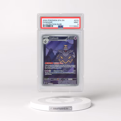 2024 Pokémon Sfa EN-Shrouded Fable #070 Dusknoir - Illustration Rare (PSA 9 MINT)