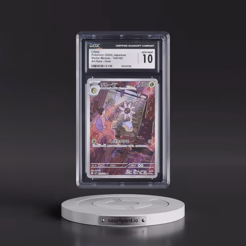 2024 Pokémon SV7-Stellar Miracle #104 Lileep - Art Rare (CGC 10 GEM MINT)