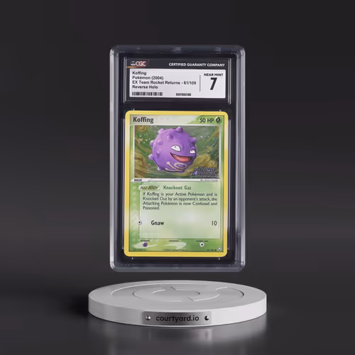 2004 EX Team Rocket Returns #61/109 Koffing - Reverse Holo (CGC 7 NM)