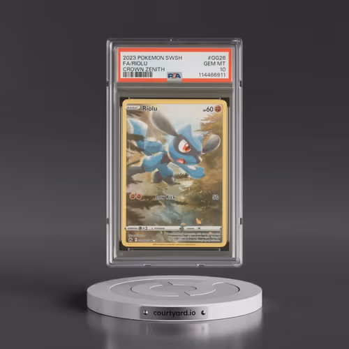 2023 Pokémon Sword and Shield Crown Zenith #GG26 Riolu - Full Art (PSA 10 GEM MINT)